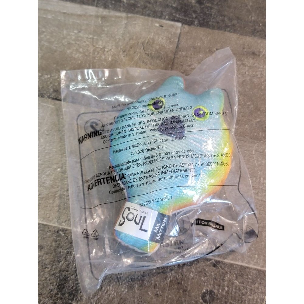 Disney Pixar Soul‎ Mr. Mittens Cat plush keychain toy figure